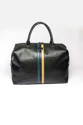 Sac de voyage en cuir Steve McQueen Dean 7 72h noir